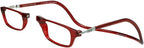 Clic Magnetic Reading Glasses - Adjustable Neck Hanging Readers - Secure Fit with Rigid Headband - Original (S-M)