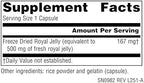 Source Naturals Royal Jelly - 500mg - 30 Capsules