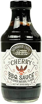 Cherry BBQ Sauce - Brownwood Farms - 20 oz, 2 pack - Sweet & Tangy Flavors - Gluten Free Barbecue Spread for Meats, Veggies & Other Foods