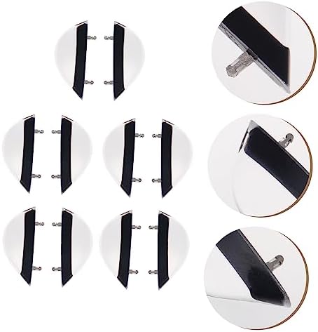 Gatuida 20pairs Non-Skid Glasses Nose Pads Easy to Install Silicone Cushion Eyewear Accessory for Everyday Use