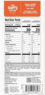 Happy Baby Organics Yogis Freeze-Dried Yogurt and Fruit Snacks, Crawling Baby Snacks, Mixed Berry and Strawberry, Variety Pack, 0.25 oz, 4 Boxes of 8 Pouches (32 Total Pouches)