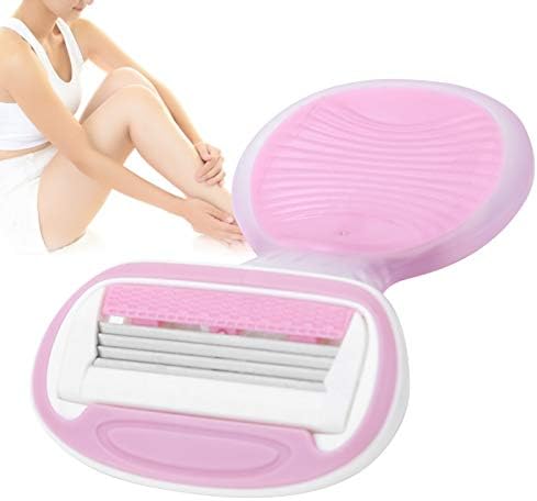 BRRNOO Women's - 4 Blades, Smooth and Flexible, with Travel Case - and Non-Slip Shaving Set for Women - Includes 4 Blade Refills for Travel Carry