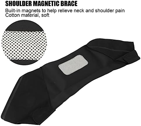 ZJchao Magnetic Shoulder Support Braces, Soft Cotton Self‑Heating Compression Sleeve for Shoulder Support, Stretchy Shoulder Brace