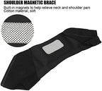ZJchao Magnetic Shoulder Support Braces, Soft Cotton Self‑Heating Compression Sleeve for Shoulder Support, Stretchy Shoulder Brace
