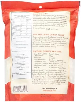 Bob's Red Mill Organic Quinoa Flour, 18 Ounce