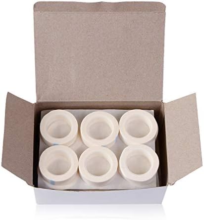 UPINS Eyelash Tape 24 Rolls White Lash Tape for Eyelash Extensions Self-Adhesive Adhesive Fabric Makeup Tapes for Eyelash Extension Supply, 0.5 in x 10 Yds/Roll