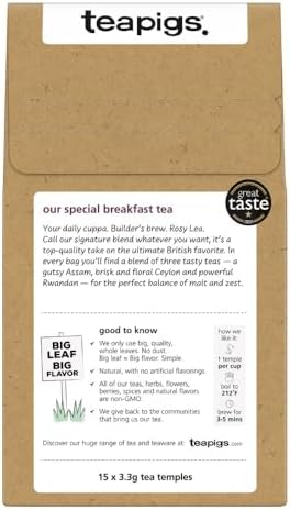 Teapigs, Tea English Breakfast, 15 Count