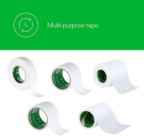 3M™ Transpore™ White Surgical Tape 1534-2, 2 inch x 10 yard (5cm x 9,1m), 6 Rolls/Carton 10 Cartons/Case
