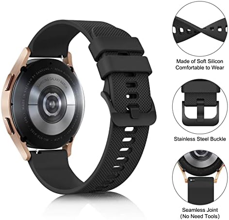 Wanme Band Compatible with Amazfit GTR 4 / 3 Pro / 2, 22mm Quick Release Silicone Replacement Wristband Sport Strap for Men Women