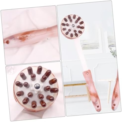 FRCOLOR Multifunctional Massage Hammer for Muscle Relief Handheld Body Massager with Smooth Handle Dual-Sided Design for Patting Massage for Back Neck and Shoulder Relaxation