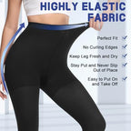 beister Medical Compression Pantyhose for Women & Men, 20-30mmHg Graduated Support Tights, Opaque Footless Waist High Compression Stockings & Leggings for Varicose Veins, Edema, Flight, DVT