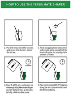 Cuopru Yerba Mate Cup - Mate Gourd Set Includes Double Walled Stainless Steel Tea Cup, Tea Shaper set, Bombilla Straws, Cleaning Brush (Silver)