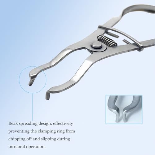 Dental Sectional Matrix Plier, Metal Matrics Band Forceps, Placement Resin Clamping Ring Clip, Lab Dentistry Tools Stainless Steel