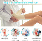 Offloading Walking Boot Inflatable Walker Fracture Boot for Heel Pain or Ankle Sprained Medical Short Air Cam Walker Brace for Fracture, Achilles Tendon Injury, Ulcerations (Small)