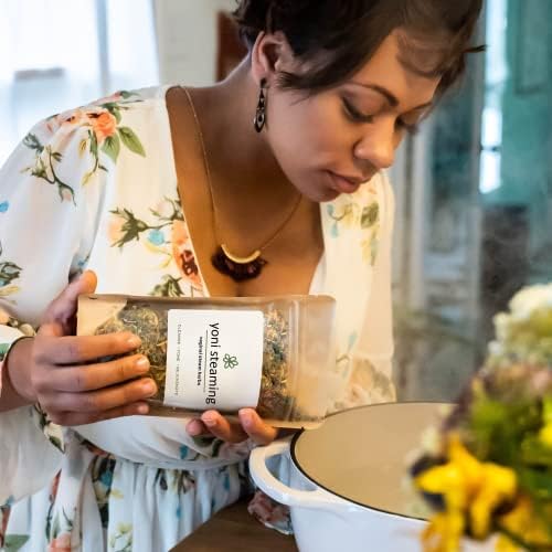 Yoni Steaming Therapy | 2oz Package - 3 Steams | Gentle Formula for Feminine Wellness & Fertility | Sustainably Sourced Vaginal Steam Herbs, V-Steam, Yoni Steam Herbs | V Steam for Menstrual Support