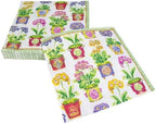 Caspari Primroses Paper Luncheon Napkins - 20 Per Package