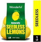 Wonderful Naturally Seedless Lemons - Healthy Food, Fresh Fruit, 1lb Bag