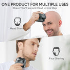 Head Shavers for Bald Men - kensen 6D Cordless Bald Head Shavers for Men, Christmas Gift Body Shaver for Mens for Bald Heads & Face IPX6 Waterproof Wet/Dry Use LED Display Balding Clippers Heads Razor