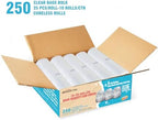 16-18-20-30 Gallon Trash Bags, 250 Count Bulk, Clear Plastic Recycling Bags, Multi-purpose Garbage Bags Can Liners for Business Home Kitchen Commercial and Industrial