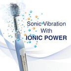 Soladey SoladeyRhythm2, Ionic Power Electric Toothbrush, Solar Panels and TiO2 Semiconductor (Snow White), Ready to use Ionic Toothbrush