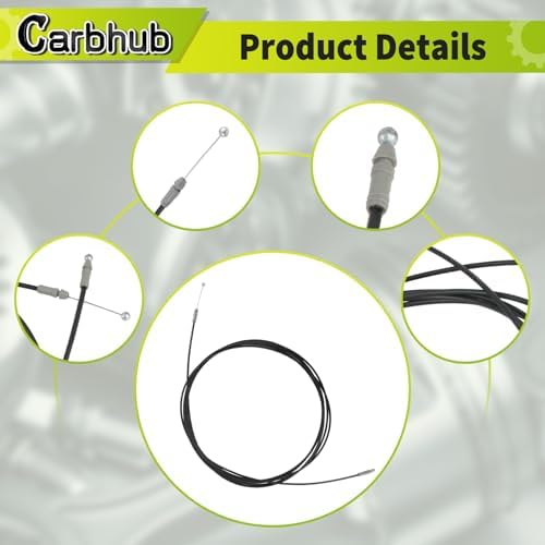 Carbhub 912-702 Trunk Lid Release Cable Compatible with Toyota Camry 12-17 LE SE XLE XSE Sedan 4-Door Replace 912-702 6460706190 64607-06190