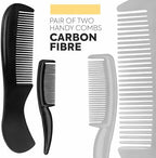 Beauty & Crafts 5” Professional Beard & Mustache Scissors for Men | German Stainless Steel Beard Trimming Shears with 2 Mustache Combs & Premium Pouch for All Facial Hair (Black)
