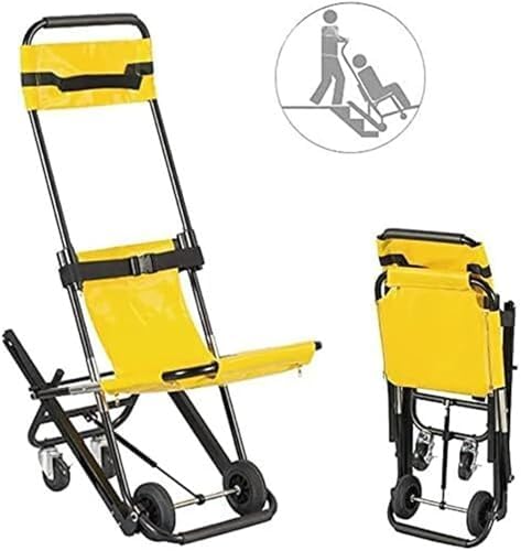 Folding Ambulance Chair for Emergency Evacuation, Mobility Assistance, Stair Transport, Lightweight & Portable, Ideal for Elderly & Disabled Personnel Transfers
