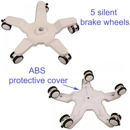 FATACO IV Poles IV Stands with Silent Brake Wheel and 4 Hook, Adjustable Height 43.3-83in, Stainless Steel, Enlarged Base, Stable and Durable (Size : K)
