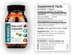 DR WAKDE'S Bay Leaf Capsules (Cinnamomum Tamala, 60 Veg Caps, Plant-Based Supplement, Ayurvedic Herb, All Natural, Vegan)