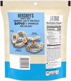 HERSHEY'S Cookies 'n' Creme Dipped Pretzels Bag, 8.5 oz