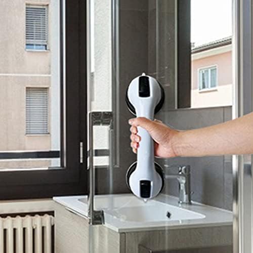 Shower Handle, Bath Grab Bar, Suction Balance Assist Bathroom Shower Handle,punch-free Safety Handrail Support Tub Wall Window Door Punch-free(29.5x9.7x8cm)