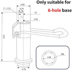 Barber Chair Replacement Hydraulic Pump - for Bar Beauty Salon Barber Hairdressing Adjustable Height，Weight Capacity 440 Lbs/200kg，Replacement Part for Most Standard Styling Chairs，Easy to Use