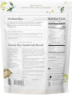King Arthur Organic Medium Rye Flour - 3 lbs for Complex Flavorful Breads & Baked Goods - 100% US Grown & Milled - Non-GMO Project Verified - Robust Flavor for Rye Bread, Cookies & More