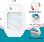 32 Pack – 4"x4.75" Waterproof Bandages, Transparent Film Dressing for Wound Care, Tattoo Aftercare, Waterproof Bandaid for Swimming, Tattoo Cover Up Patch or Tape, Large Breathable Dressing