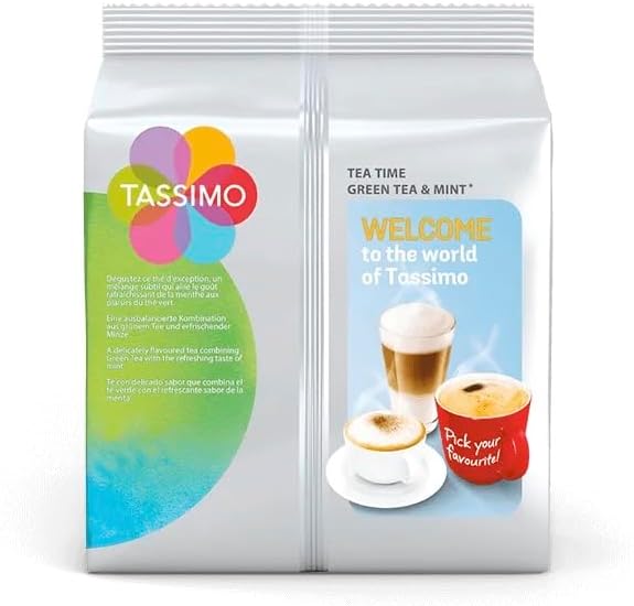 Tassimo Twinings Green Tea & Mint, 16 T-discs