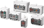 AC220V Outdoor Waterproof Button Control Switch Box Emergency Stop Start Indicator Light self-Recovery Switch Junction Box (Color : 5)