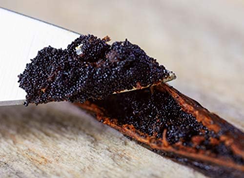 1 oz Vanilla Beans Grade A - Whole Gourmet Pods for Homemade Vanilla Extract, Baking, Brewing, Cooking, and Desserts (Tahitian)