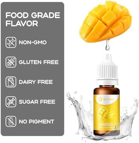 Food Flavoring Oil - Candy Flavoring for Candy Making 14 x 0.35 Fl Oz Concentrated Extracts and Flavorings for Baking, Lip Gloss, Cakes, Desserts