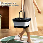 Collapsible Foot Spa And Massager with Heater And Temperature Control, Foot Bath Bowl with Bubbles, Six Massage Rollers, Vibration And Red Light, Foot Soak. Winter Must-Have Foot Spa Massager