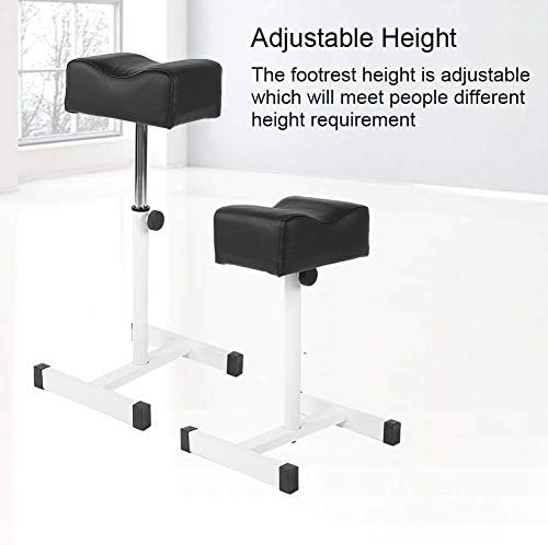 Pedicure Manicure Footrest, Height Adjustable Pedicure Stool Chair Foot Rest Desk Leg Rest Chair for Salon Spa Equipment
