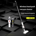 Wireless Vacuum Wireless Chargeable Smart Vacuum Cleaner Handheld Cordless Dual Use Mini Big Suction Multifunction Car&Home Vacuum Cleaner (Color : White)
