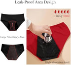 Women Incontinence Underwear, Leakproof Panties, Reusable Urinary Leakage Protective Briefs, Bladder Leak Fast Absorb (Medium)