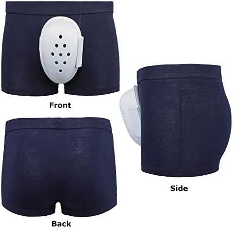 Circumcision Protective Underwear Boxer Briefs for Men Boys Foreskin Cut Protective Cover Boxer Shorts Protect