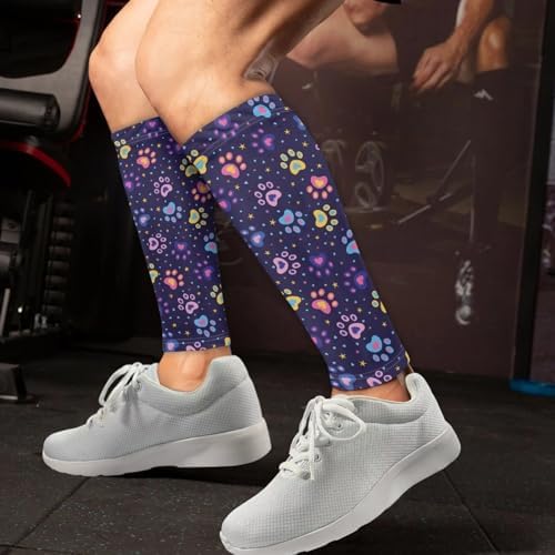 Calf Compression Sleeve Leg Compression Sock Calf Sleeve for Men Women for Running, Cycling, Walking