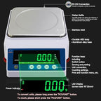 Lab Scale 5000gx0.01g High Precision Scientific Electronic Digital Laboratory Lab Weight Analytical Balance Scale .01g Accuracy Jewelry Pharmacy Chemistry Industria Calibrated Gram Scale