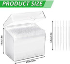 1100Pcs Dental Picks Plastic Toothpick Oral Hygiene 2 Way Interdental Brush Stick
