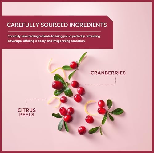 Wissotzky Cranberry Herbal Tea, 20 Teabags | Refreshing Blend | Caffeine Free Tea | Antioxidant Rich