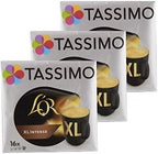 Tassimo L'Or XL Intense, Coffee, Coffee Capsules, Ground Roast Coffee, 48 T-Discs
