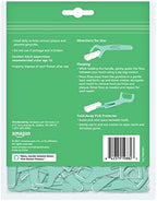 Amazon Basics Mint Dental Flossers, Shred Resistant, Slides Easily Between Teeth, with Fold-Away Pick, 90 Count, 1-Pack (Previously Solimo)