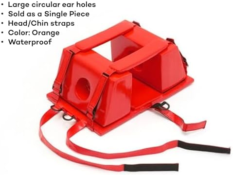 Dealmed Deluxe Emergency Head Immobilizer with Straps Universal Orange